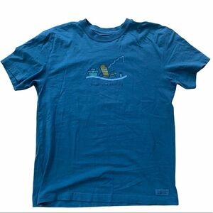 Life is good‎ reserved seating beach fishing t shirt